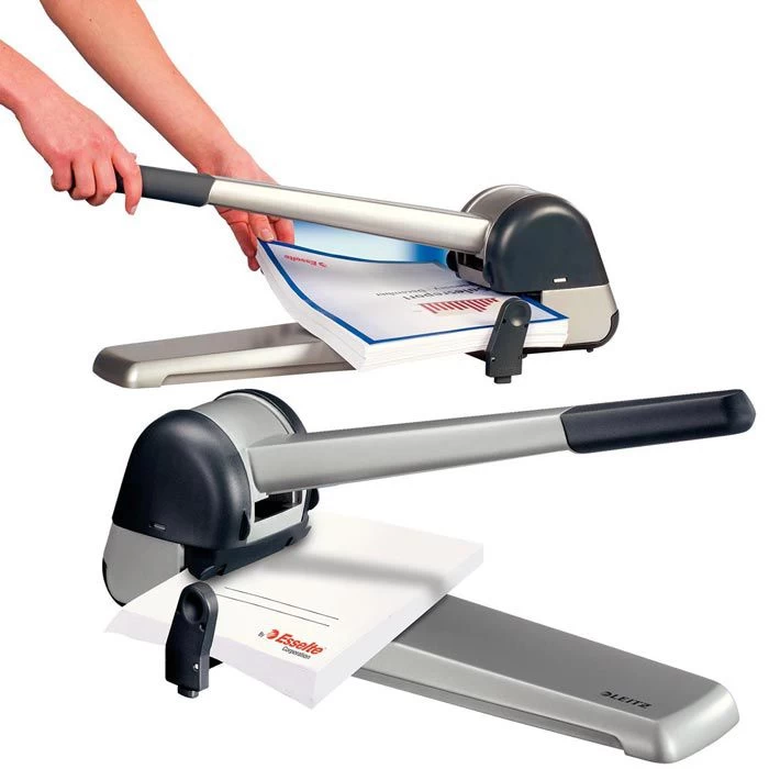 Leitz Locher 5182-00-84, Superlocher, Silber, Registraturlocher, Stanzleistung Ca. 250 Blatt 2 Leitz Locher 5182-00-84, Superlocher, Silber, Registraturlocher, Stanzleistung Ca. 250 Blatt – Bild 2