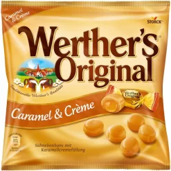 Werthers-Original Sahnebonbons Caramel & Creme, Karamellbonbons, 225g