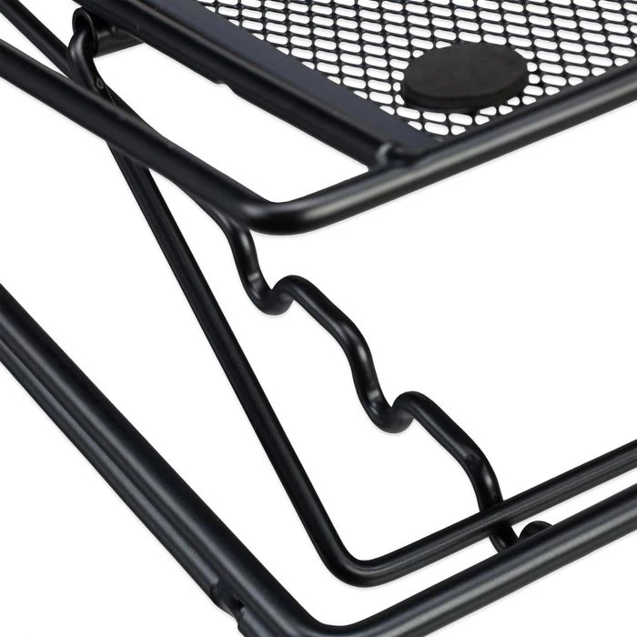 Relaxdays Notebookständer 10028955, Schwarz, Verstellbar, Metall / Holz 5 Relaxdays Notebookständer 10028955, Schwarz, Verstellbar, Metall / Holz – Bild 5