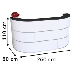 Kerkmann Empfangstheke Cento 3a, 3856, Weiß / Anthrazit, 260 X 110 X 80cm, Rezeption -Produkte Für Zuhause 8c9b95898b73146f297557590c70eb024a7e9c46 empfangstheke kerkmann cento 3a 3856