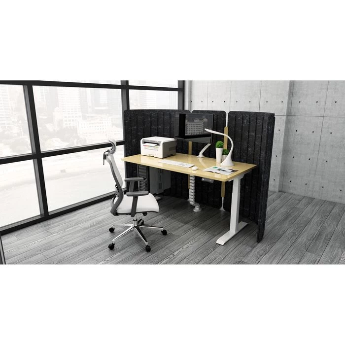 Celexon Schreibtisch EAdjust-58123, Weiß / Grau, Elektrisch Höhenverstellbar, 175 X 58-123 X 75cm 5 Celexon Schreibtisch EAdjust-58123, Weiß / Grau, Elektrisch Höhenverstellbar, 175 X 58-123 X 75cm – Bild 5