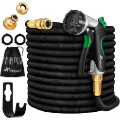 Tresko Gartenschlauch FGS-010, Flexibel, 1/2 Zoll (13mm), Bis 10 Bar, Länge Bis 30m