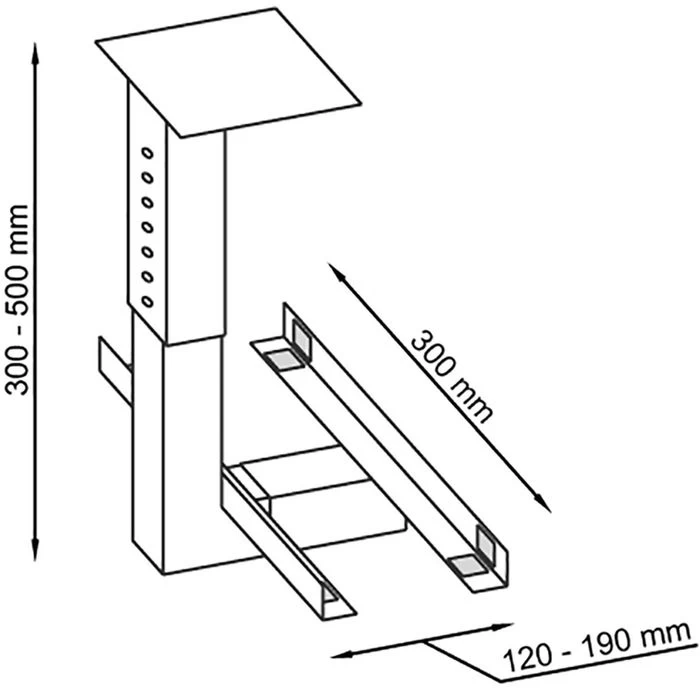 Hammerbacher PC-Halterung RCPU, Zum Unterbau Für Schreibtische, Graphit 3 Hammerbacher PC-Halterung RCPU, Zum Unterbau Für Schreibtische, Graphit – Bild 3