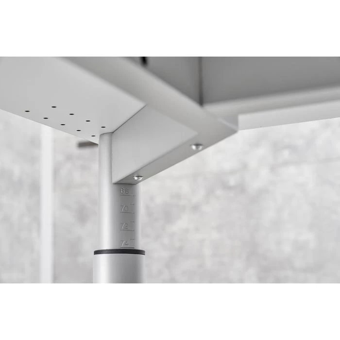 Hammerbacher Schreibtisch Y-Serie, Verstellbar, 180 X 68-82 X 80cm, Buche / Graphit 4 Hammerbacher Schreibtisch Y-Serie, Verstellbar, 180 X 68-82 X 80cm, Buche / Graphit – Bild 4