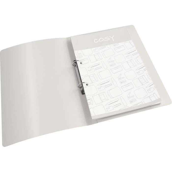 Leitz Ringbuch 4238-00-89, Cosy, A4, 2 Ringe, Ring-Ø 25mm, Grau 3 Leitz Ringbuch 4238-00-89, Cosy, A4, 2 Ringe, Ring-Ø 25mm, Grau – Bild 3