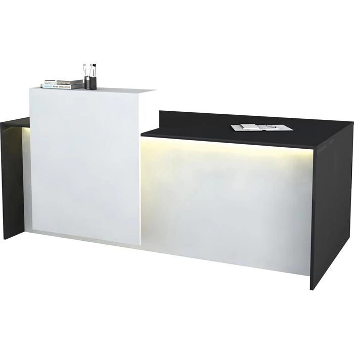 Kerkmann Empfangstheke Palermo, 3417, Anthrazit / Weiß, 180 X 110 X 92cm, Rezeption 1 Kerkmann Empfangstheke Palermo, 3417, Anthrazit / Weiß, 180 X 110 X 92cm, Rezeption