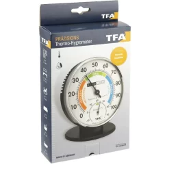 TFA Thermo-Hygrometer 45.2033 Analog, Standfuß, Verchromt -Produkte Für Zuhause 9246ff0a90e0b04426b083a61496a499da7c3d58 thermo hygrometer tfa 45.2033 innen