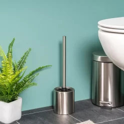 Bremermann WC-Bürste WC-Garnitur, Silber, Bürstenhalter Aus Edelstahl, Inkl. 3 Ersatzköpfe -Produkte Für Zuhause 926354b93a41e9b933a28411b7b4f9f8a49e939c wc buerste bremermann wc garnitur silber