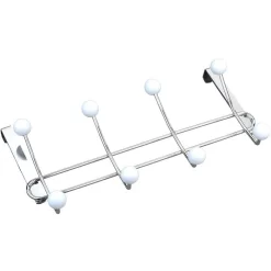 Wenko Kleiderhaken Lissa, 22679100, Für Die Tür, Weiß, Metall, 8 Haken -Produkte Für Zuhause 9369def784733bd6deb7347b0c6f3bcd0d3bc58a kleiderhaken wenko lissa 22679100