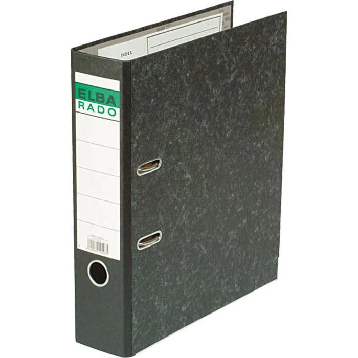 Elba 10407 SW Rado Ordner, A4, Breit, Karton, Schwarz 1 Elba 10407 SW Rado Ordner, A4, Breit, Karton, Schwarz