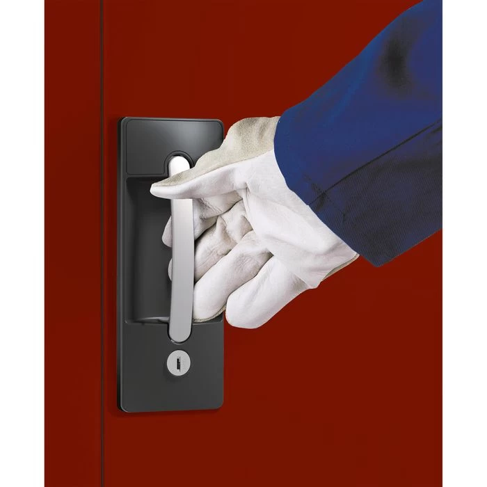 CP-Möbel Werkzeugschrank 8821-5035, Aus Metall, 3 Schübe, 2 Böden, Grau / Rot, 93 X 100 X 50cm 5 CP-Möbel Werkzeugschrank 8821-5035, Aus Metall, 3 Schübe, 2 Böden, Grau / Rot, 93 X 100 X 50cm – Bild 5