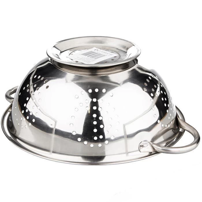 Böttcher-AG Seiher Silber, Edelstahl, Ø 28cm, Spülmaschinengeeignet 2 Böttcher-AG Seiher Silber, Edelstahl, Ø 28cm, Spülmaschinengeeignet – Bild 2