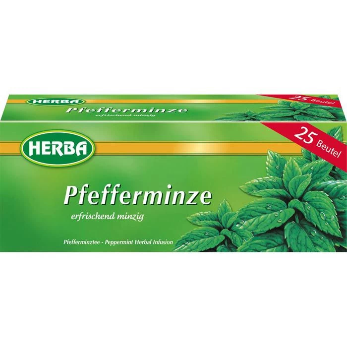Herba Tee Pfefferminze, 25 Teebeutel, 37,5g 2 Herba Tee Pfefferminze, 25 Teebeutel, 37,5g – Bild 2