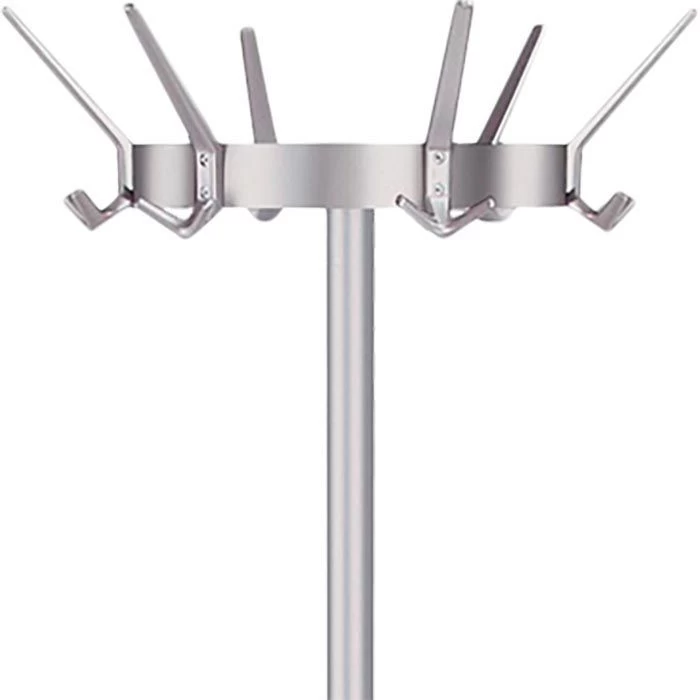 Kerkmann Garderobenständer Public, 6796, Mit 18 Haken, Metall, Alusilber 4 Kerkmann Garderobenständer Public, 6796, Mit 18 Haken, Metall, Alusilber – Bild 4