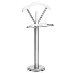 Idimex Herrendiener Fabio 3056, Weiß, 45 X 108 X 30cm, Holz / Metall