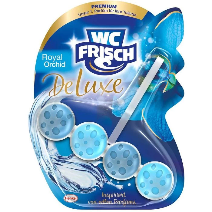 WC-Frisch WC-Duftspüler De Luxe Royal Orchid, Inspiriert Von Edlen Parfüms, Im Korb 1 WC-Frisch WC-Duftspüler De Luxe Royal Orchid, Inspiriert Von Edlen Parfüms, Im Korb