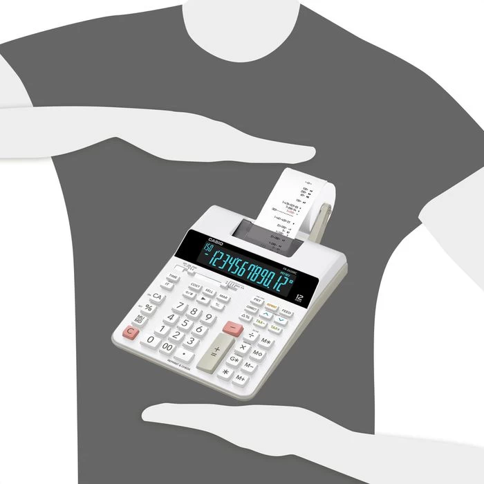 Casio Tischrechner FR 2650RC, 12-stellige Digitron-Anzeige, Druckend 3 Casio Tischrechner FR 2650RC, 12-stellige Digitron-Anzeige, Druckend – Bild 3