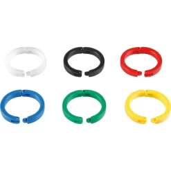 Laurel Binderinge 0422-95, 23 Mm, Farbig Sortiert, 100 Stück