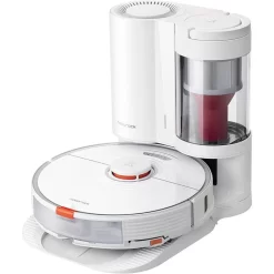 Roborock Saugroboter S7+, Mit Absaugstation, Weiß, Ladestation, Wischfunktion, Laufzeit 180 Minuten
