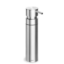 Blomus Seifenspender Nexio 68615, Edelstahl, Silber Matt, 100ml