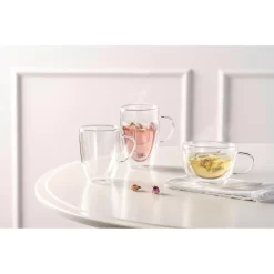Leonardo Kaffeegläser Duo Tasse 053063, Doppelwandig, Mit Henkel, 400ml, 4 Stück -Produkte Für Zuhause ba5bac440de584d23314a774ec0644a38e3d91c2 kaffeeglaeser leonardo duo tasse 053063