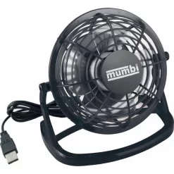 Mumbi Ventilator 424893, Ø 10cm, Klein, Leise, USB-Ventilator