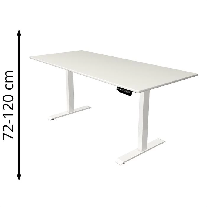 Kerkmann Schreibtisch Move 1, 3605, Weiß, Elektrisch Höhenverstellbar, 180 X 72-120 X 80cm 1 Kerkmann Schreibtisch Move 1, 3605, Weiß, Elektrisch Höhenverstellbar, 180 X 72-120 X 80cm