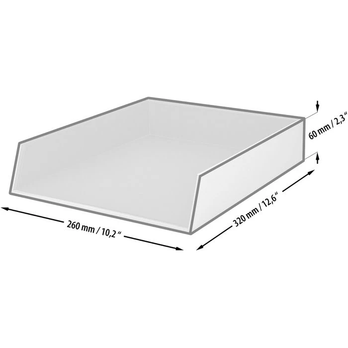 Rössler-Papier Briefablage 133545249, S.O.H.O., A4, Taupe, Pappe, 4 Stück 3 Rössler-Papier Briefablage 133545249, S.O.H.O., A4, Taupe, Pappe, 4 Stück – Bild 3