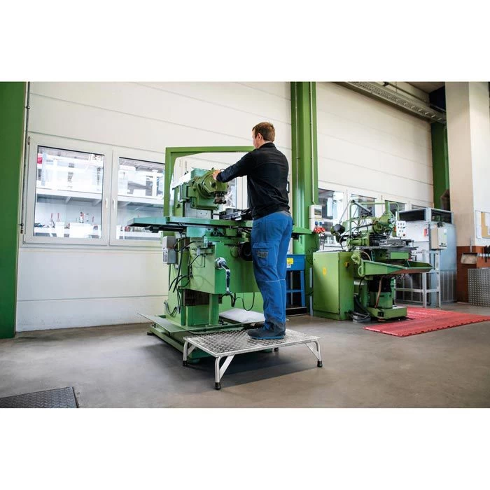 MUNK Arbeitsplattform 50032, 100 X 60cm, Standhöhe 20cm, Aluminium, Bis 150kg 2 MUNK Arbeitsplattform 50032, 100 X 60cm, Standhöhe 20cm, Aluminium, Bis 150kg – Bild 2