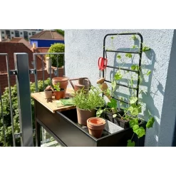 Juliana Gewächshaus Urban Vertical, 0,32 M², 80 X 40 X 158 Cm, Schwarz, Mit Rollen -Produkte Für Zuhause c7665aab0d1f5e8d3268b36c122a35422dd31bbd gewaechshaus juliana urban vertical 0 31 m2