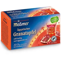 Meßmer Tee Ägyptischer Amun Granatapfel-Honig, 20 Teebeutel, 50g