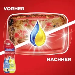 Somat Maschinenspülmittel Excellence Duo Power, Gel Zitrone & Limette, Geschirr-Reiniger, 928 Ml -Produkte Für Zuhause cb5756afe214d66fc4ee0e66a84bc2962a748bb6 maschinenspuelmittel somat excellence duo power