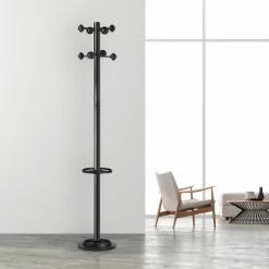 Unilux Garderobenständer Accueil 100340694, Mit 8 Haken, 175 X 34cm (HxØ), Metall, Schwarz -Produkte Für Zuhause cb7b7d5d22c7165051cd9adbe6b743c0cfd7ba3e garderobenstaender unilux accueil 100340694