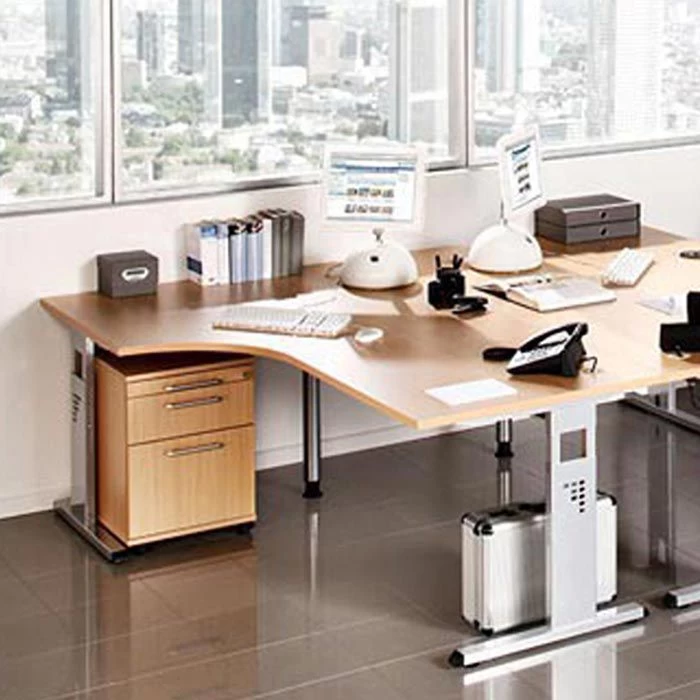 Hammerbacher Rollcontainer O-Serie, Holz, Buche, Mit 4 Schüben, Abschließbar 5 Hammerbacher Rollcontainer O-Serie, Holz, Buche, Mit 4 Schüben, Abschließbar – Bild 5