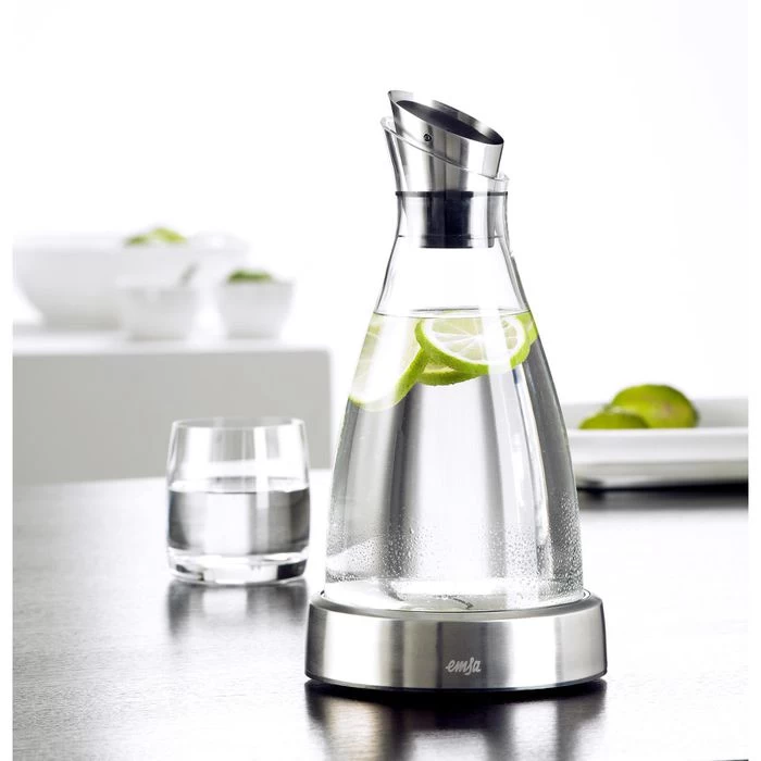 Emsa Karaffe Flow 505219, Mit Kühlstation Und Deckel, 1 Liter 5 Emsa Karaffe Flow 505219, Mit Kühlstation Und Deckel, 1 Liter – Bild 5