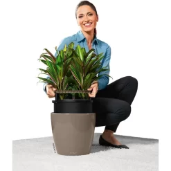 Lechuza Übertopf CLASSICO LS 50 Taupe Hochglanz, Ø 50 X H 47 Cm, Kunststoff, Erdbewässerungssystem -Produkte Für Zuhause d5ad8e7bca1a8ba2f8a3bd45eb2bb7b1bd94b320 uebertopf lechuza classico ls 50 taupe hochglanz