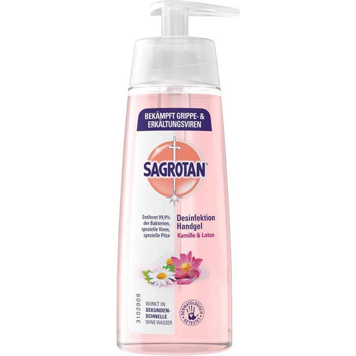 Sagrotan Kamille & Lotus, Desinfektion Handgel, 200ml, Händedesinfektionsgel, Desinfektionsmittel 1 Sagrotan Kamille & Lotus, Desinfektion Handgel, 200ml, Händedesinfektionsgel, Desinfektionsmittel