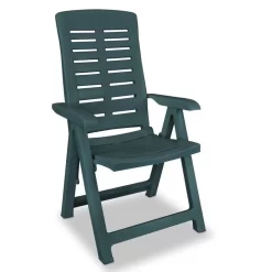 VidaXL Gartenstuhl 43896, Kunststoff, Hochlehner, Verstellbar, Grün, Klappbar, 2 Stück -Produkte Für Zuhause d60d46d12291282860f913b6d3c50ecc678e10fc gartenstuhl vidaxl 43896 kunststoff