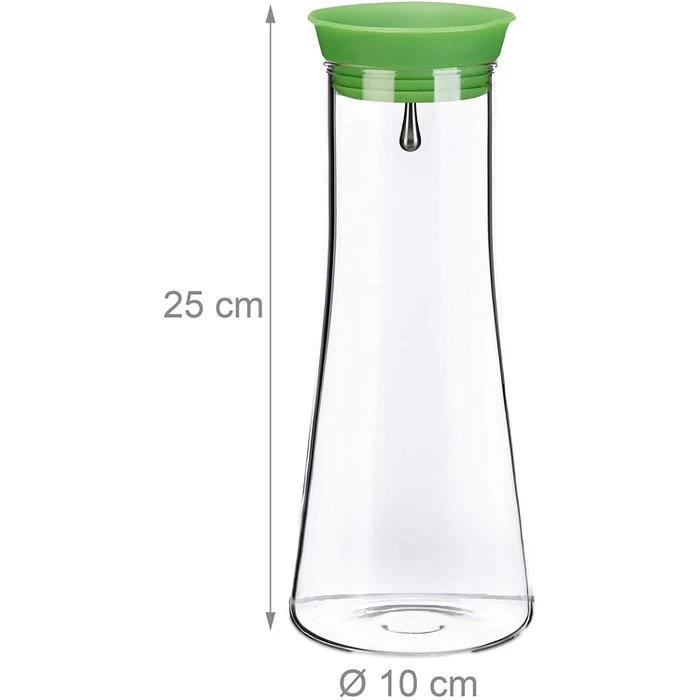 Relaxdays Karaffe 10023434 Zylindrisch, Mit Deckel, 1 Liter 6 Relaxdays Karaffe 10023434 Zylindrisch, Mit Deckel, 1 Liter – Bild 6