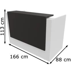 Quadrifoglio Empfangstheke Z2C73, Anthrazit / Weiß, 166 X 113 X 88cm, Rezeption, Lackierte Elemente -Produkte Für Zuhause d86e8f96ae9ad5432e64c6dfe3e15fe377929d86 empfangstheke quadrifoglio z2c73 anthrazit weiss