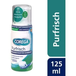 Corega Gebissreiniger Purfrisch, Reinigungsschaum Für Zahnersatz, 125ml 12 Corega Gebissreiniger Purfrisch, Reinigungsschaum Für Zahnersatz, 125ml -Produkte Für Zuhause dba1183ab473f42190516fad725f1ef0c01619ac gebissreiniger corega purfrisch