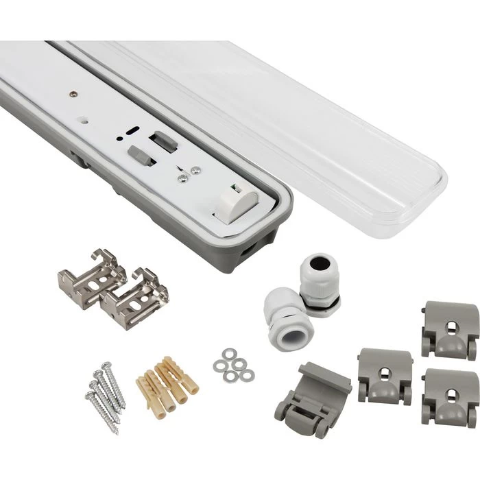 McShine Feuchtraumleuchte Wannenleuchte, Länge 65 Cm, IP65 2 McShine Feuchtraumleuchte Wannenleuchte, Länge 65 Cm, IP65 – Bild 2