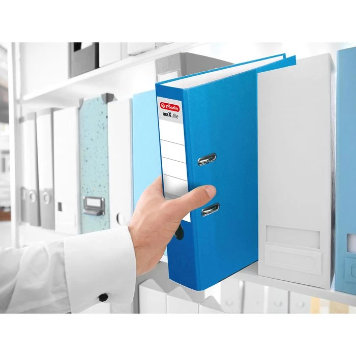 Herlitz MaX.file Nature Plus 10841393 Ordner, A4, Breit, Karton, Blau, 8cm 3 Herlitz MaX.file Nature Plus 10841393 Ordner, A4, Breit, Karton, Blau, 8cm – Bild 3