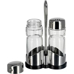 APS Salz-und-Pfefferstreuer Economic, Set, Mit Menage, Aus Edelstahl / Glas, Transparent -Produkte Für Zuhause e283d2f0212a8c5d36959ee91309f94384bd695f salz und pfefferstreuer aps economic