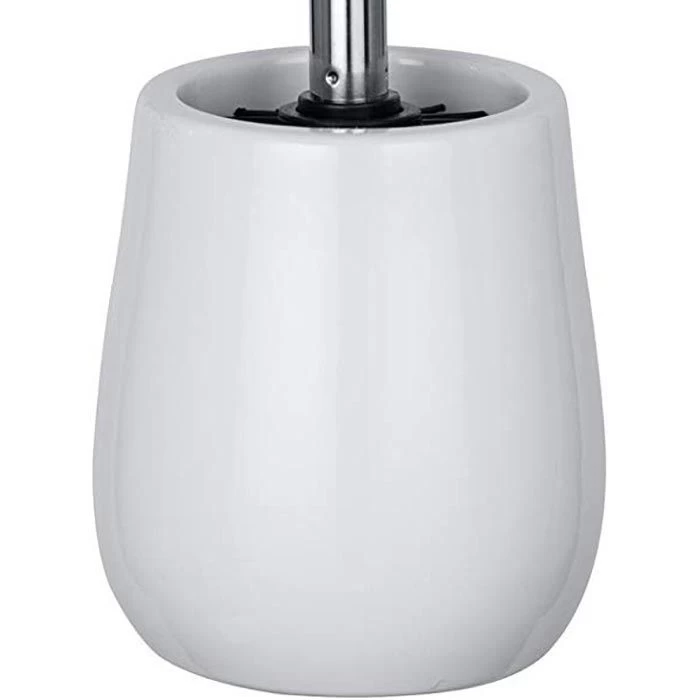 Wenko WC-Bürste Sydney, Weiß, Bürstenhalter Aus Kunststein, Mit Silikonbürste 3 Wenko WC-Bürste Sydney, Weiß, Bürstenhalter Aus Kunststein, Mit Silikonbürste – Bild 3