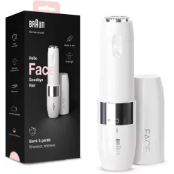Braun Elektrorasierer FS1000 Gesichtshaarentferner, Face Mini Hair Remover, Für Frauen, Mit Smartlight