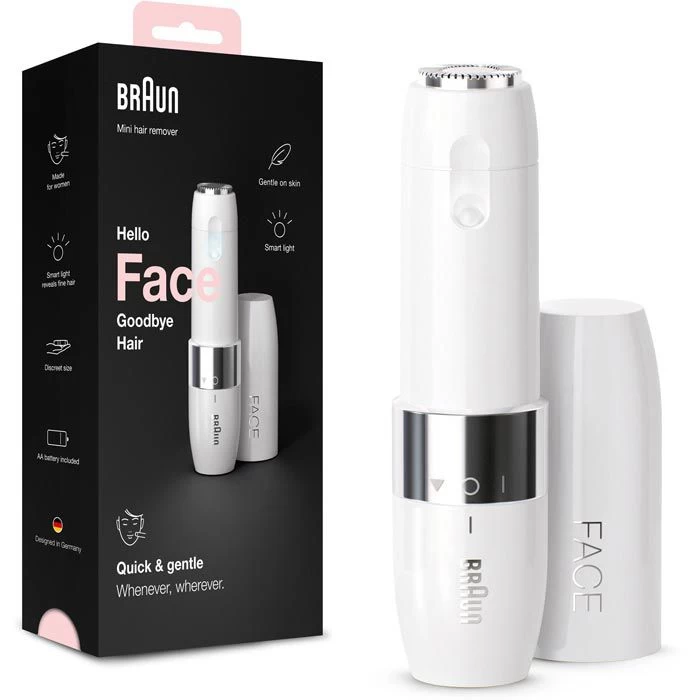 Braun Elektrorasierer FS1000 Gesichtshaarentferner, Face Mini Hair Remover, Für Frauen, Mit Smartlight 1 Braun Elektrorasierer FS1000 Gesichtshaarentferner, Face Mini Hair Remover, Für Frauen, Mit Smartlight