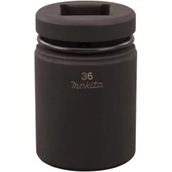 Makita Steckschlüssel SW36-80, 134865-9, 36mm Schlüsselweite - 80mm Länge, 1 Zoll