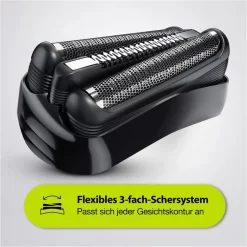 Braun Elektrorasierer Series 3 310BT Shave & Style, Für Herren, Wet & Dry, Mit Trimmer, Schwarz/blau -Produkte Für Zuhause e4179e02b41f4412cee57b98e929790b94aa3121 elektrorasierer braun series 3 310bt shave und style
