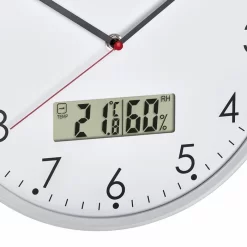 TFA Wanduhr 60.3048.02 Quarzuhr Digital, Ø 30 Cm, Lautlos, Thermo-Hygrometer, Weiß 6 TFA Wanduhr 60.3048.02 Quarzuhr Digital, Ø 30 Cm, Lautlos, Thermo-Hygrometer, Weiß -Produkte Für Zuhause e5795889814d7c0adbc67586cff271c2c97c3f91 wanduhr tfa 60.3048.02 quarzuhr digital